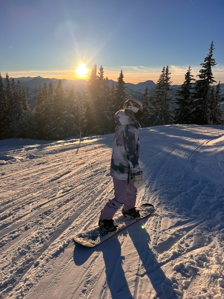Op de piste richting Schönleiten 6er